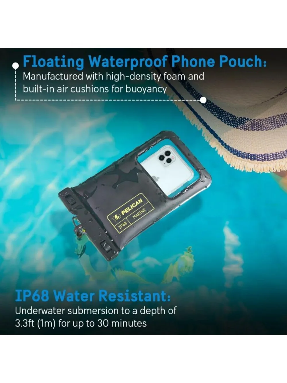 Waterproof Phone Pouch 4 Pack - XL Marine Case for Beach, Pool, and Outdoor Use